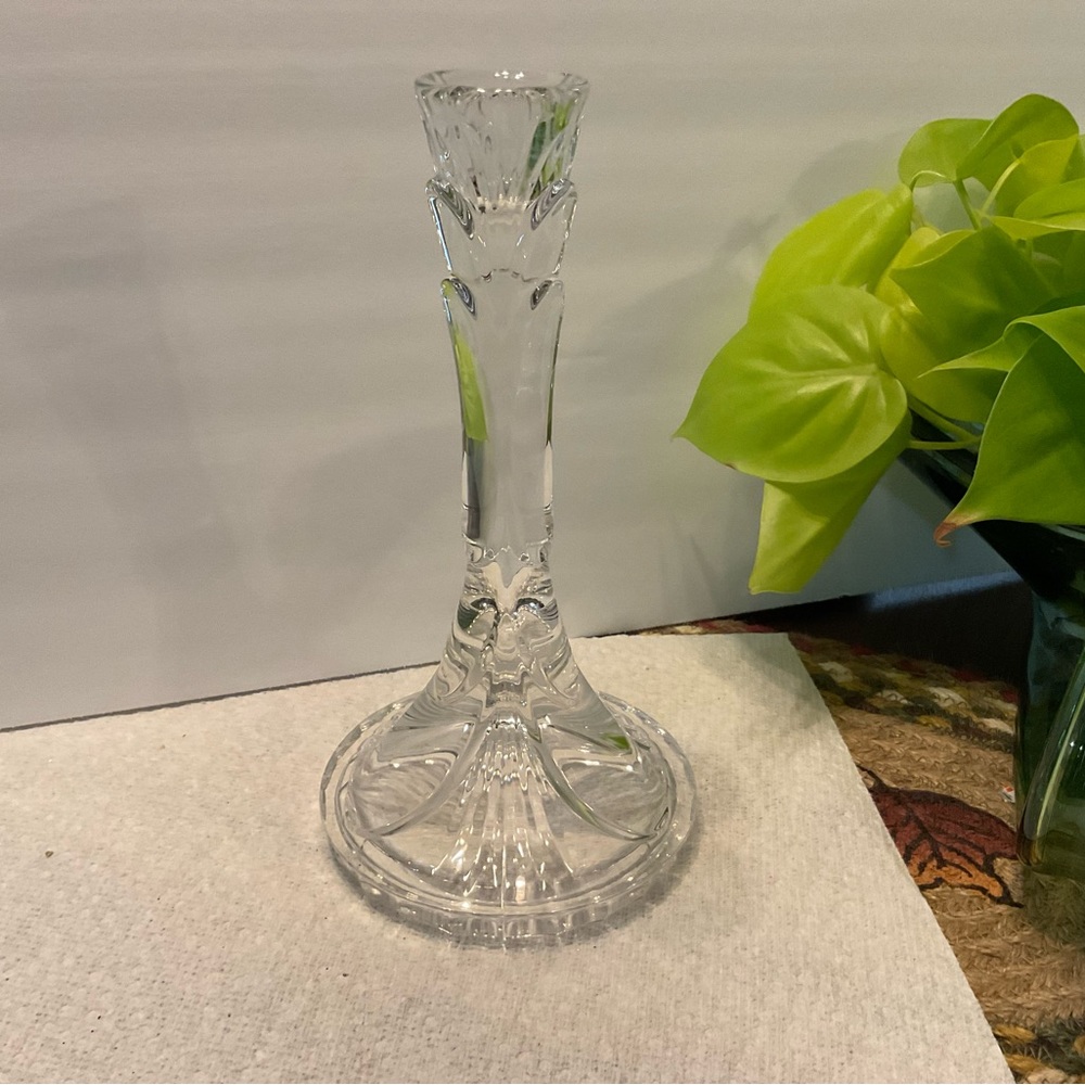 Vintage Crystal glass candle stick